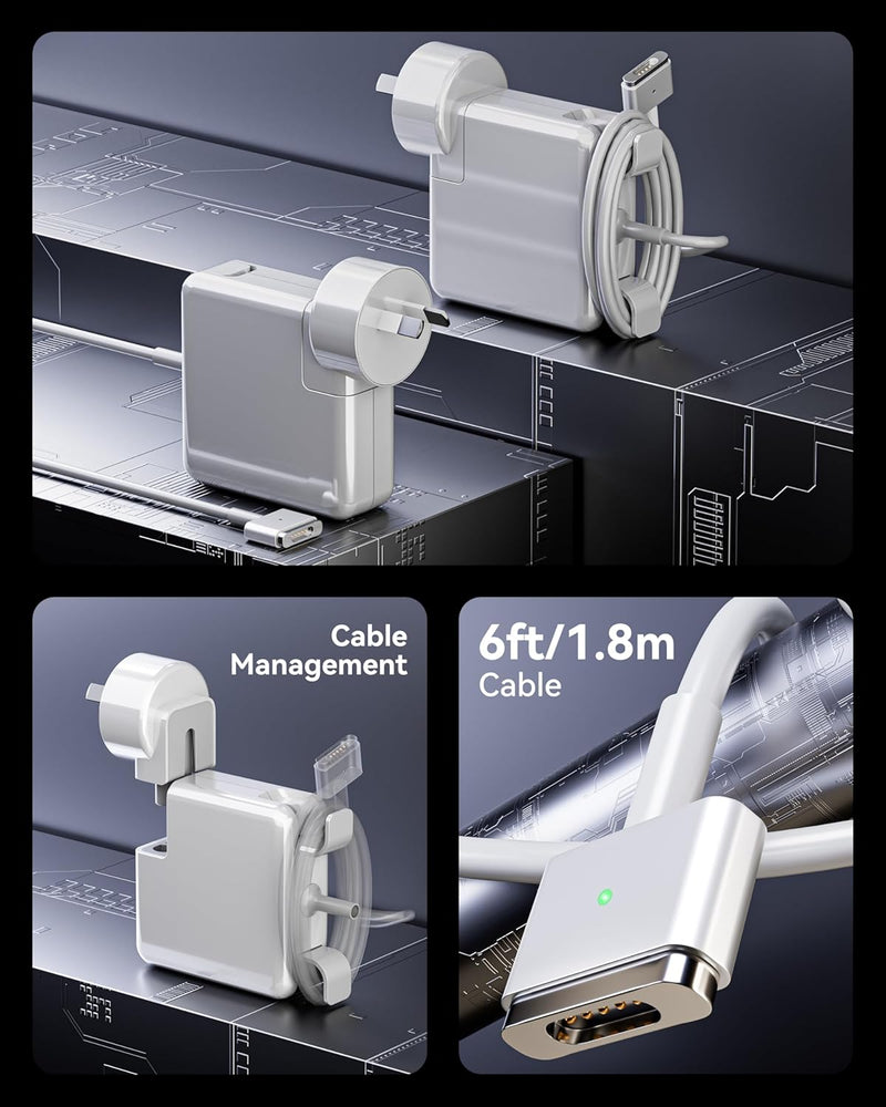 HEYMIX Mac Book Air Charger, Replacement Charger for Mac Air AC 45W Power T-tip Shape Connector