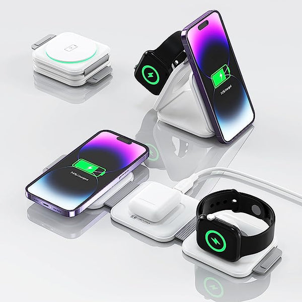 HEYMIX 3 in 1 Wireless Charger with Magesafe