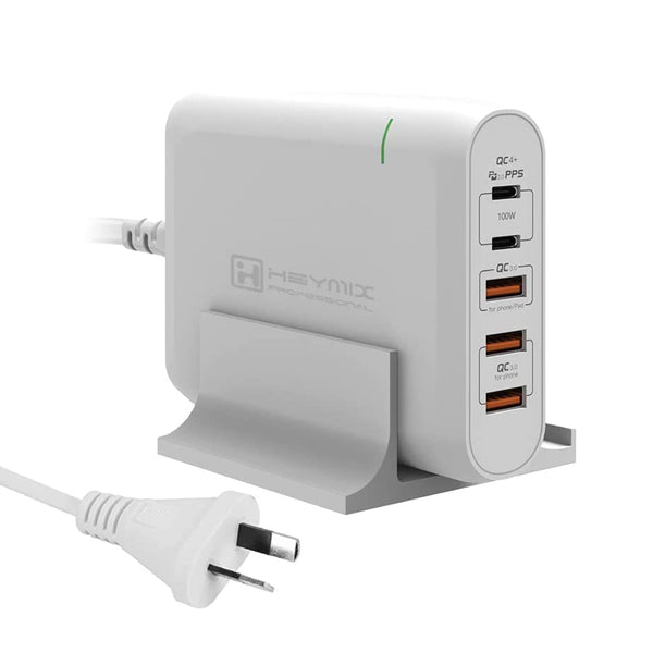 HEYMIX 120W USB C Charging Station with 1.5m Cord 2C3A